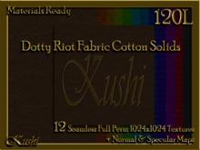 Dotty Riot Cotton Fabric Solids Seamless Textures Materials Ready Full Perms 1024x1024