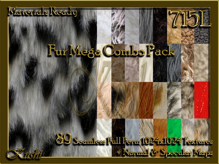Fur Mega Combo Seamless Textures Materials Ready Full Perms 1024x1024