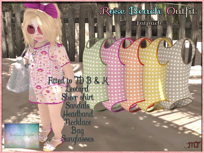 [S][A] Rose Beach Outfit - Fatpack