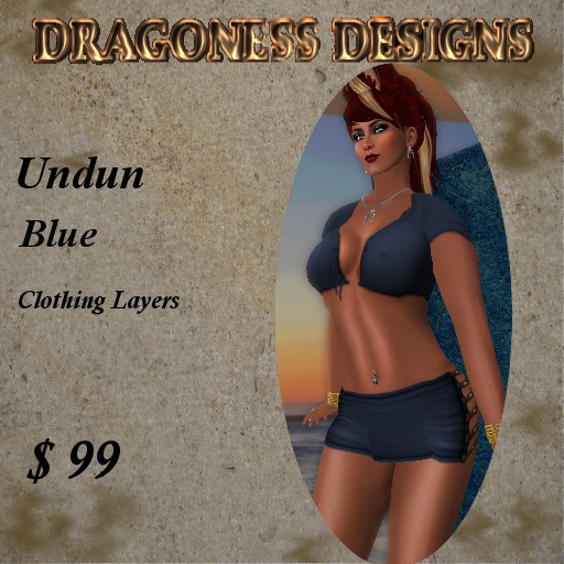 ! DD - Undun Top and Skirt - Blue