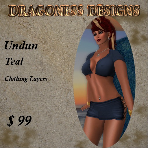 ! DD - Undun Top and Skirt - Teal