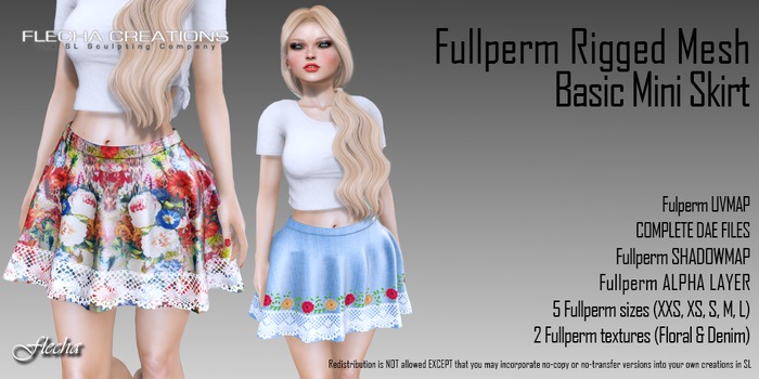 FLECHA Basic Mini Skirt FULLPERM