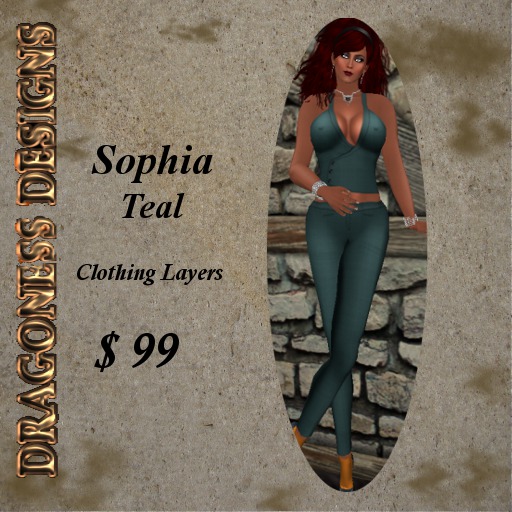 ! DD - Sophia Pantsuit - Teal
