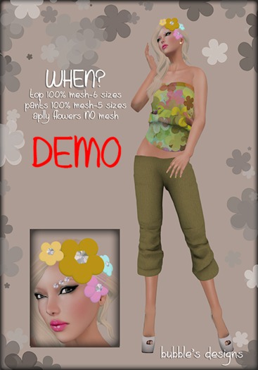 DEMO-WHEN?-Bubble's Designs