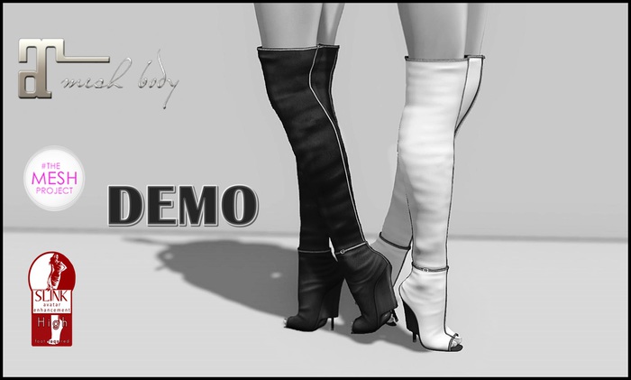 DEMO - Maven Knee High Boots (Rigged)