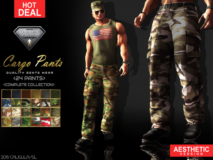 CA AESTHETIC 24 CARGO PANTS FAT PACK