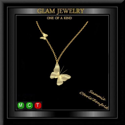 Butterfly Necklace (Gold)