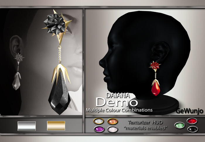 GeWunjo :  DAIANA earrings DEMO