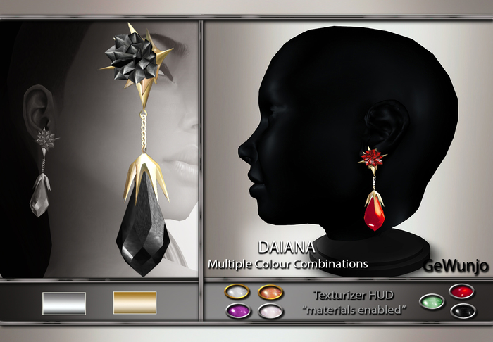GeWunjo :  DAIANA earrings