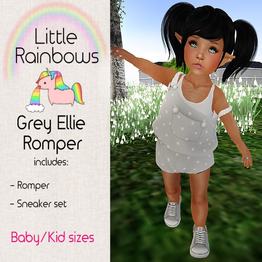 *LR* Grey Ellie Romper
