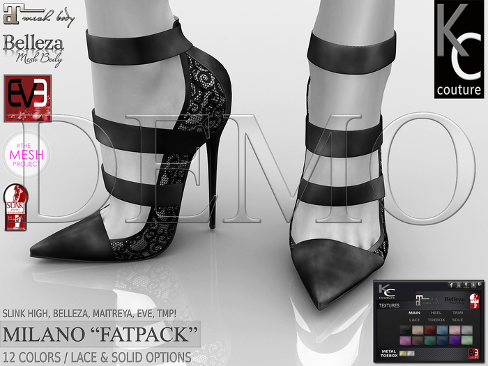 *DEMO* .:KC:. MILANO for Slink High, Belleza, Maitreya, EVE, Meshproject