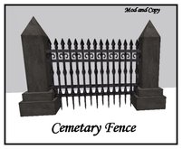 Cemetary Fencing Mod and Copiable