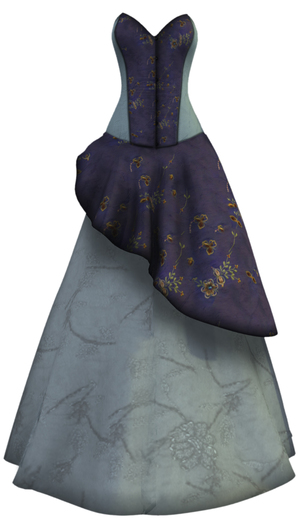.:KosmO:. Maeve layered gown - Custard