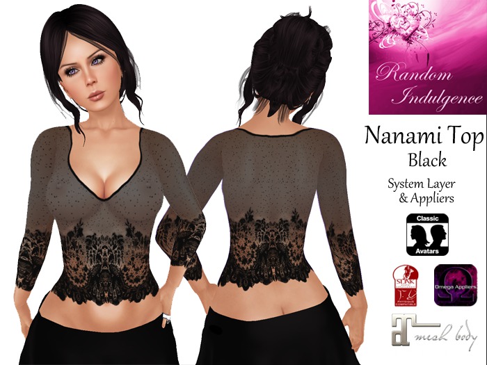 [RI] Nanami Top - Black