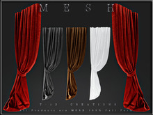 T-3D Creations [ Curtain Display 012 ]  Regular MESH - Full Perm -