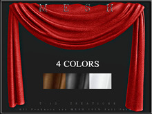 T-3D Creations [ Curtain Display 013 ]  Regular MESH - Full Perm -