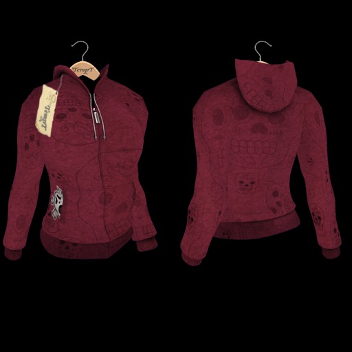 TempT~Plaid Bear Hoodie