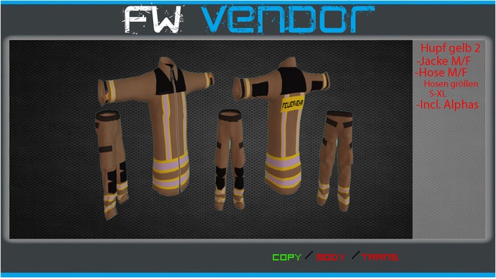 *FW Vendor* Hupf Uniform Gelb 2