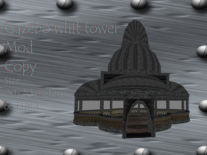 Tower gazebo boxed