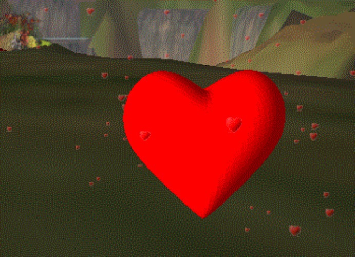 Heart and routan with small heart