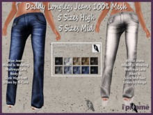 ~i~ Daddy Longlegs Jeans for High & Mid Feet (Add Me)