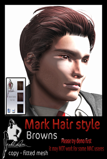 ::MF:: Mark Hair Style BROWN
