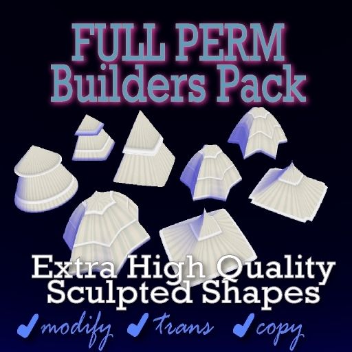 High quality sculpted Full Perm Builders Pack