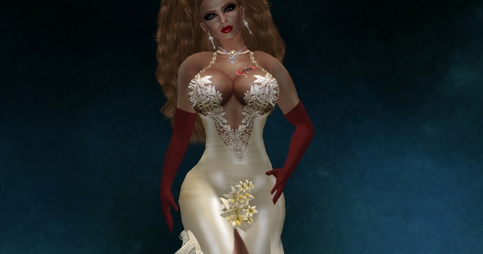 Mesh Red Gloves
