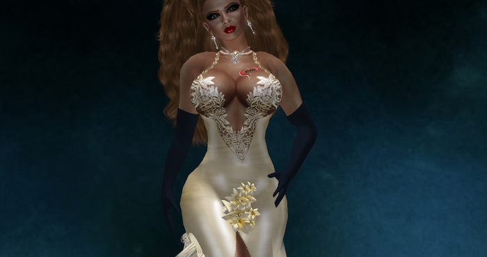 Mesh Navy Blue Gloves