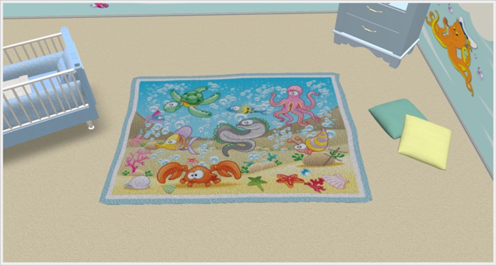 εїз ☀ Nursery Rug (  Resizable ) - The Sea ( Mesh ) ☀ εїз 