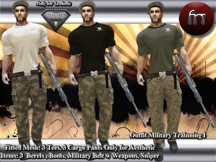 Second Life Marketplace - [FN] rrAesthetic MIlitary Trainning I - Suit Bag