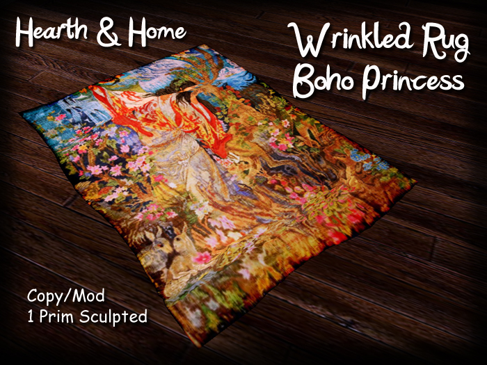 ~H&H~ Old Wrinkled Rug - Boho Princess