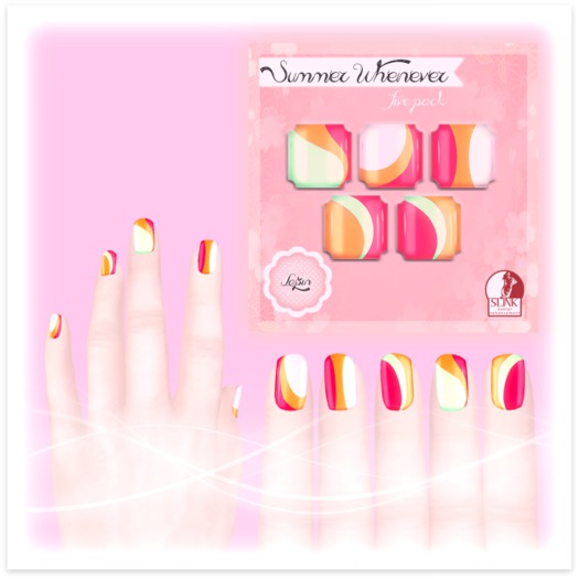-*[LAPIN]* Slink NAILS - Summer Whenever