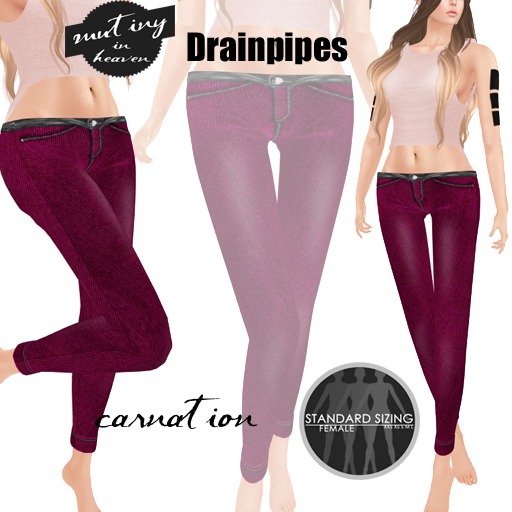 !MiH Drainpipe jeans black