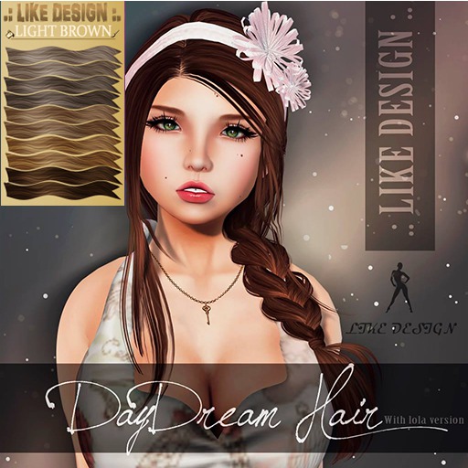 .: LIKE DESIGN :. DayDream Hair Light Brown