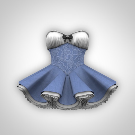 ANOIRCRE Fable Dress Blue