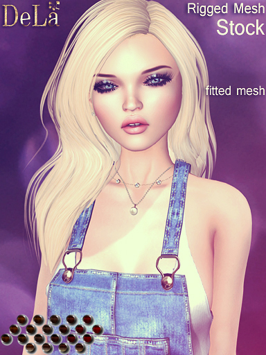 =DeLa*= Mesh Hair "Stock" Reds