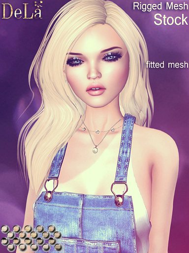 =DeLa*= Mesh Hair "Stock" Blondes