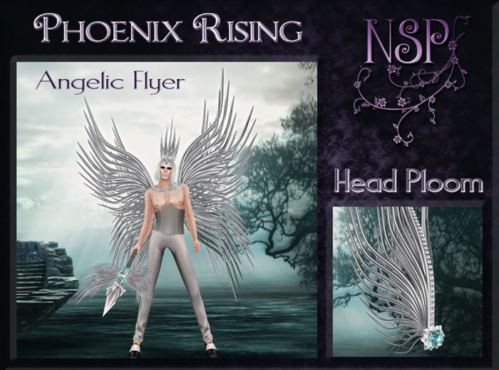 NSP Phoenix Rising Angelic Flyer (Head Ploom) Boxed 