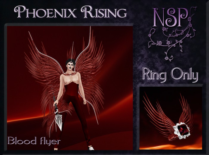 NSP Phoenix Rising Blood Flyer (Ring) Boxed