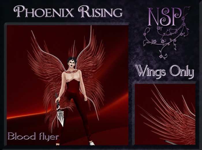 NSP Phoenix Rising Angelic Flyer (Wings) Boxed