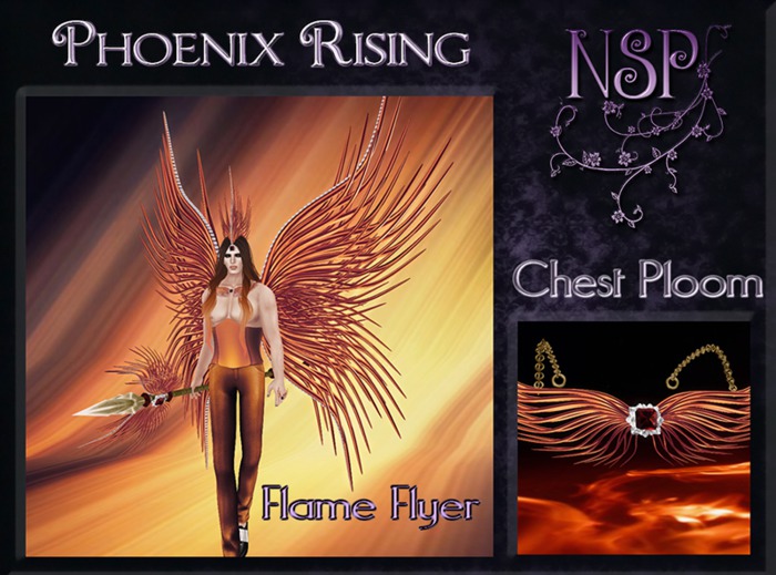 NSP Phoenix Rising Flame Flyer (Chest Ploom) Boxed