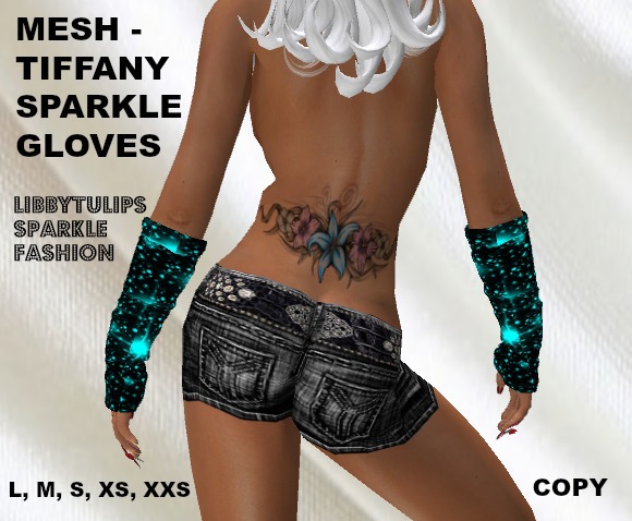* Tiffany Sparkle Gloves - Mesh