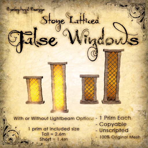 [DDD] False Windows - Stone Latticed