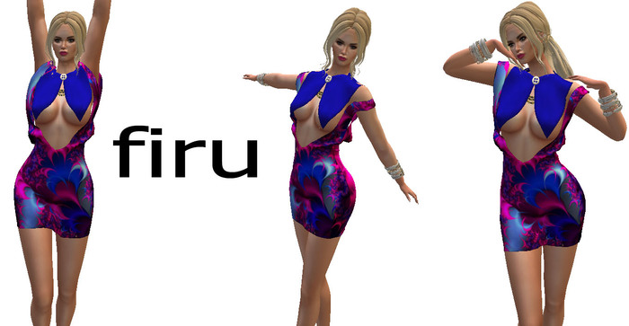 FIRU-Rigged Mesh Hernaly Dress LILA