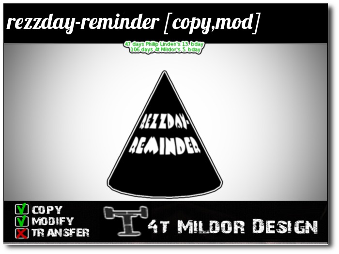 rezzday reminder
