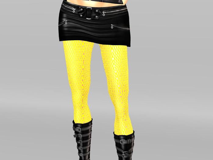 Caliyo Net Tights Yellow