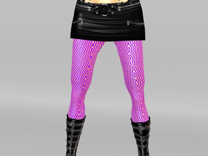 Caliyo Net Tights Purpla