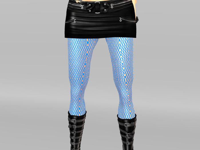 Caliyo Net Tights Lightblue
