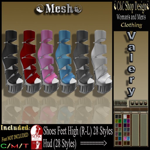 C&C Mesh Valery Hud (28 Styles)